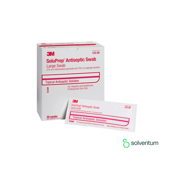 102.08 SOLUPREP (2%CHG/70%IPA) LRG SWABS CLEAR 5.2 ML