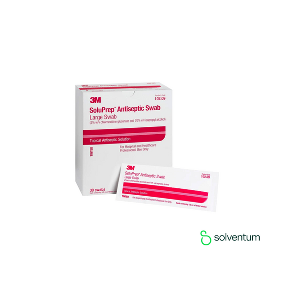 102.09 SOLUPREP (2%CHG/70%IPA) LRG SWABS TINTD 5.2 ML