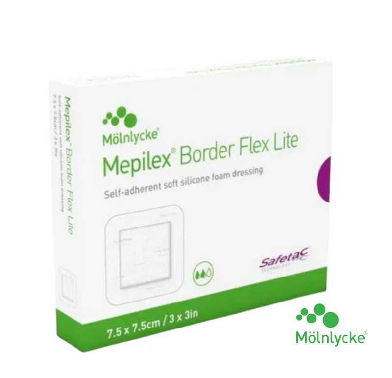 595200 MEPILEX® BORDER FLEX 7.5 X 7.5 CM